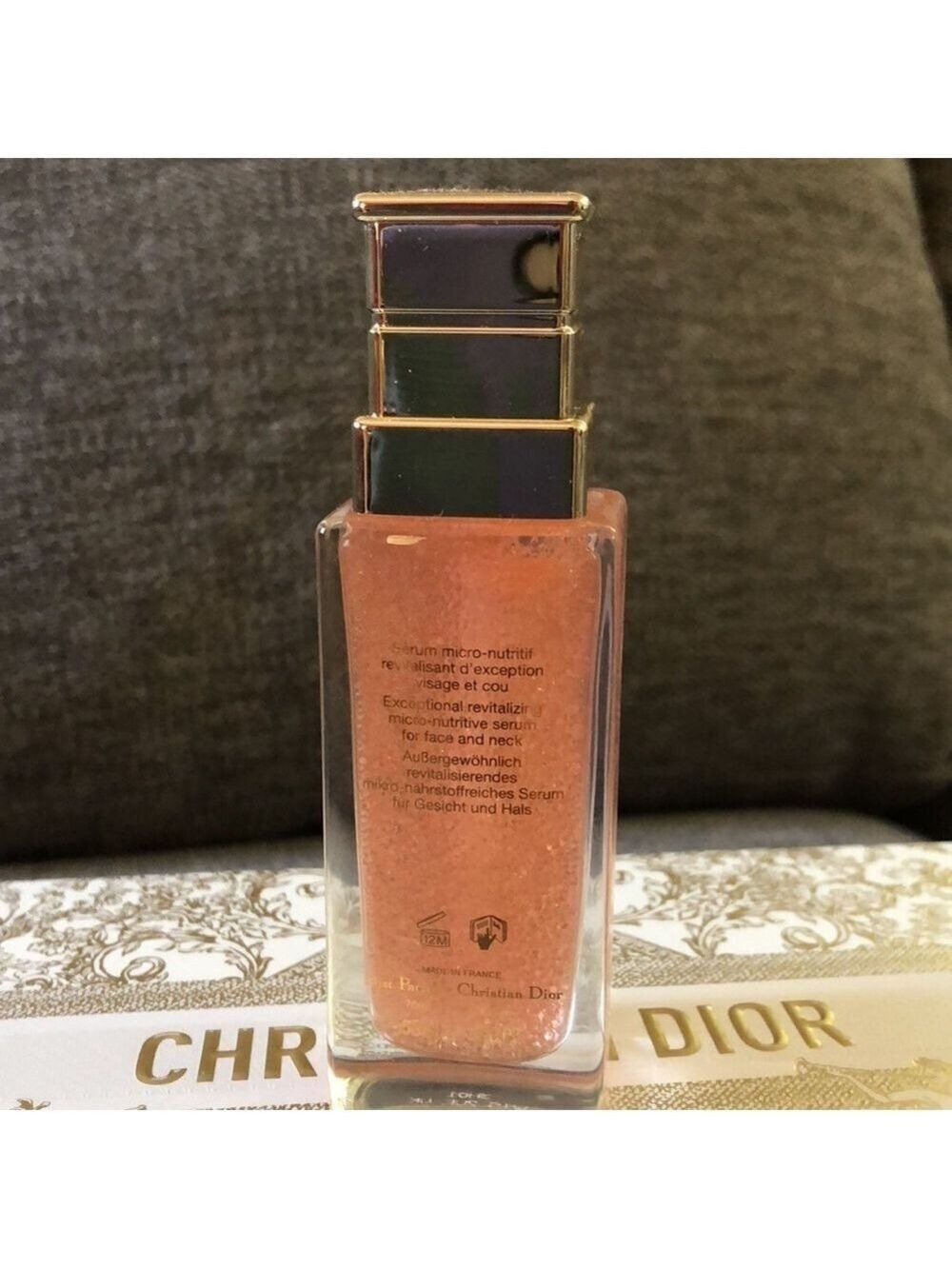 Dior Prestige La Micro Huile De Rose Advanced Serum 50 Ml/ 1.7 Oz Pouch Gift Box - Picture 6 of 16